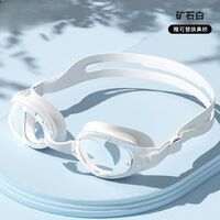 Swimming waterproof anti-fog goggles with earpugls, box, diopters from -1.50 to -6.00, YJ2017-YU