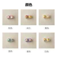 Mini soft contact lens kit retractable W-CT41熊兔月亮花
