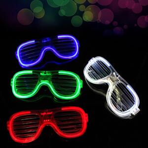 Неоновые светящиеся LED очки 0035(45 (заказ от 3 штук)