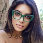 Очки пластиковые TR90 женские с защитой от синего света TR5227-PN