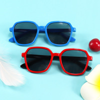 Polarized silicone sunglasses with UV400 protection for kids T11041