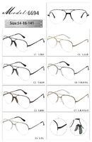 Оправа металлическая полуободковая с мягким носоупором 6694-DA