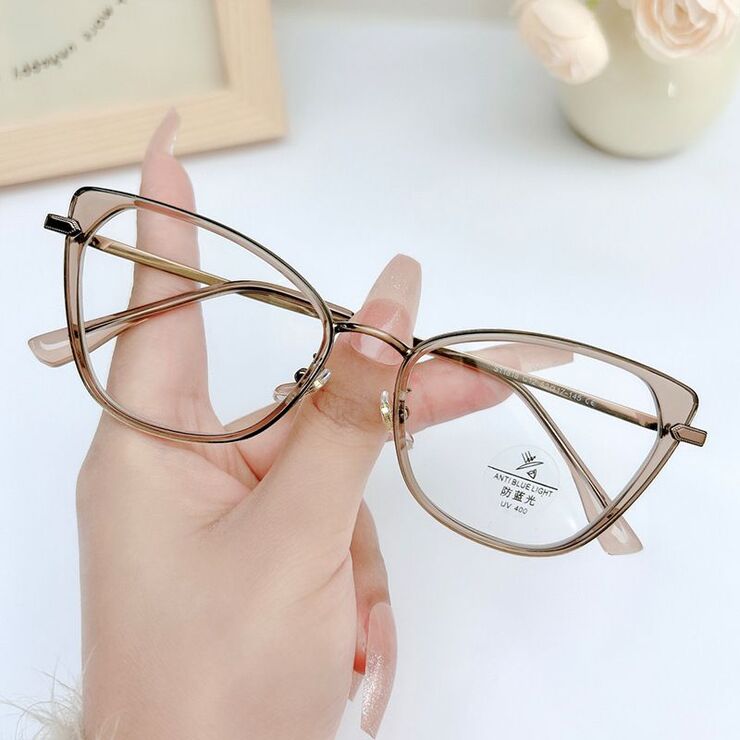 Оправа комбинированная с линзами Blue Ray Cut MAMO S11818