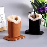Eyeglasses and accessories plush case stand holder H001-3-HE
