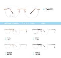 Titanium frames rimless TW1003