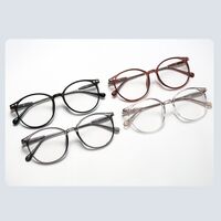 Оправа пластиковая TR90/PC + комплект из 5 поляризационных солнцезащитных насадок (клипон) на магните + кожаная сумка El Dorado EL2387