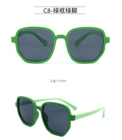 Polarized silicone sunglasses with UV400 protection for kids T11024