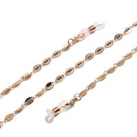 Стильная модная цепочка для очков со стразами и сердечками GL1304