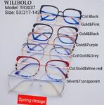 Оправа металл + TR90 ультратонкая женская с флексом Wilibolo TR3037