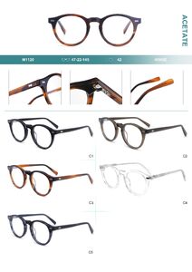 Plastic frames for glasses, acetate material Big City M1120