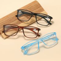 Reading PC plastic glasses bifocal with Blue Ray Cut protection and spring hinges KY3035双光, diopters from +1.00 to +4.00