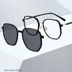 Оправа комбинированная с линзами Blue Ray Cut и поляризационными линзами MAMO TP1006