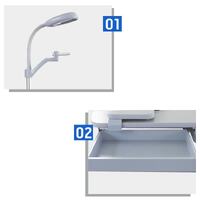 Рабочее место офтальмолога, комбинированный стол CP-180A