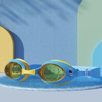 Swimming waterproof anti-fog goggles for kids (3-13 years), with box, 7600-YU
