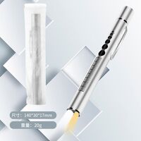 Rechargeable medical diagnostic keychain flashlight with white and yellow light ZK1958