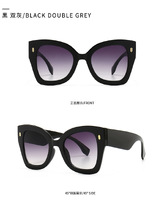Sunglasses Elit cross-border modern model square 2107