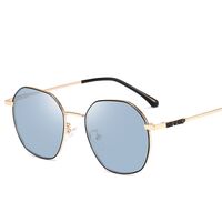 Очки металлические фотохромные с защитой от синего света 9673-GT