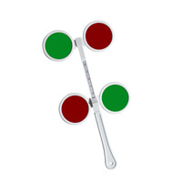 Ophthalmic flipper with red-green filter ZR-0203