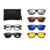 Frames El Dorado with a set of polarized sunglasses bits on the magnet 2246A