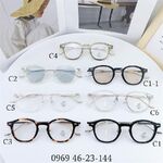 Оправа гибридная, металл + TR90, линзы с Blue Block покрытием SANTA 0969