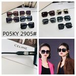 Polarized metal + TR90 sunglasses P05KY 2905