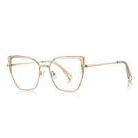 Оправа женская металлическая + пластик TR90, линзы-блюблокеры с защитой от ультрафиолета и синего света More FCS3156