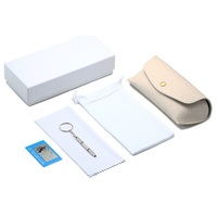 Sunglasses and eyeglasses hard shell case + extra kit HD2022007