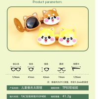 Polarized silicone sunglasses with UV400 protection for kids T32028