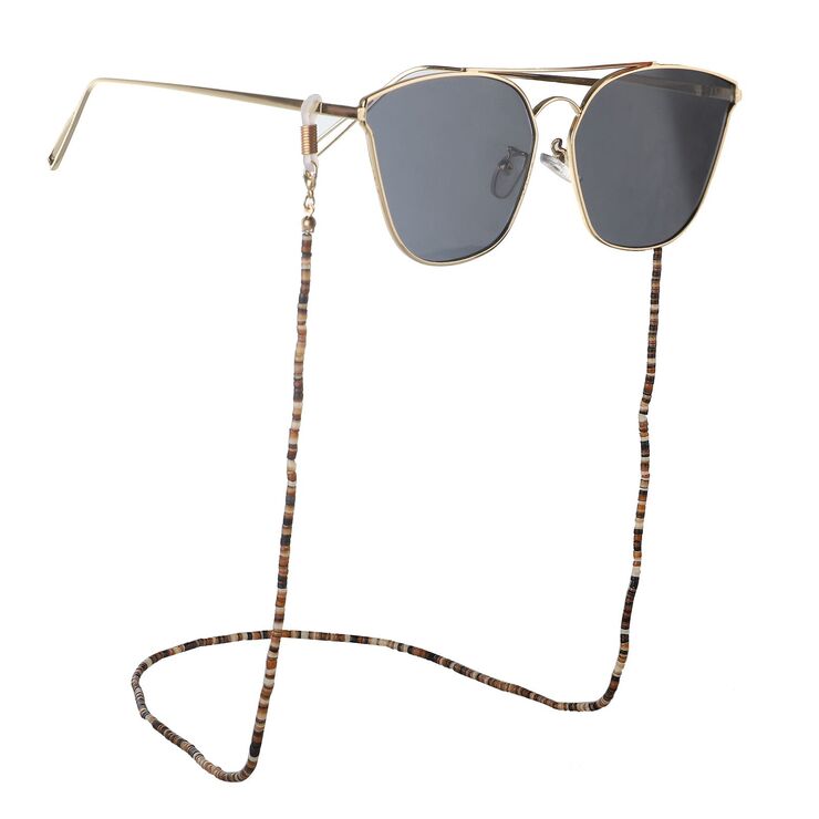 Metal non-slip with natural shell for glasses and masks GL325