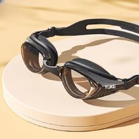 Очки для плавания водонепроницаемые с защитой от запотевания, с берушами и футляром, диоптрии от -2.00 до -6.00, 8001-YU