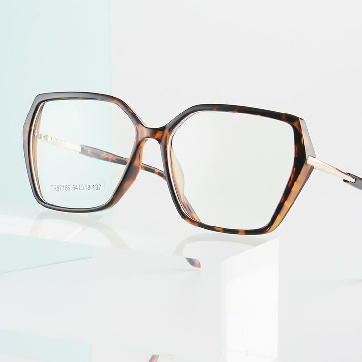 TR90 plastic frame or glasses with blue light protection, with spring hinges FA87155