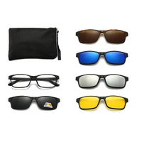 Оправы El Dorado с комплектом поляризационных солнцезащитных насадок на магните 2252A