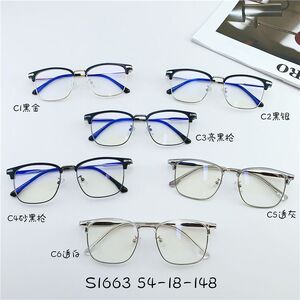 Hybrid metal + TR90 frame with Blue Block coating SANTA S1663