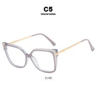 Combined (metal + TR90) glasses with blue light protection for women TR95811-TR5034-PN
