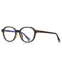 Optical frame student glasses, two-color, fashion, cross-border plastic frames for glasses TR90+CA material (flex hinges) FOCUS FCS20213