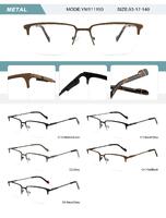 Metal frame for men with spring hinges YM111150-DA