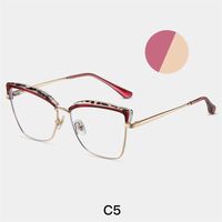 Оправа для очков комбинированная (металл + TR90) с защитой от синего света, с флексом FA87270