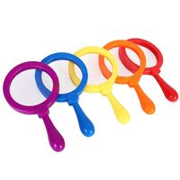 Детская лупа, увеличительное стекло с ручкой 9115-XX, диаметр: 90 мм, увеличение: 5Х