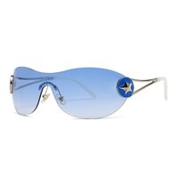 Plastic one-piece sunglasses Elit 888-EL