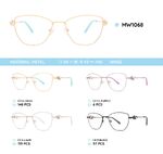 Metal women's frame for glasses MW1068