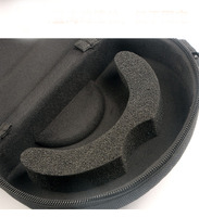 Black waterproof compression adult single-layer ski goggles case Case-0156