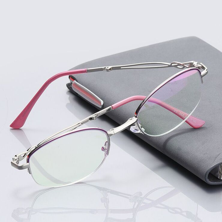 Folding metal glasses for reading, Blue ray cut protection, diopters from +1.00 to +4.00, KY2416