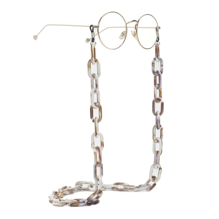 Acrylic non-slip eyeglasses chain GB057