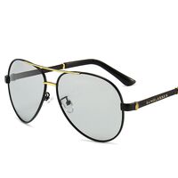 Очки металлические фотохромные с защитой от синего света 2874-GT