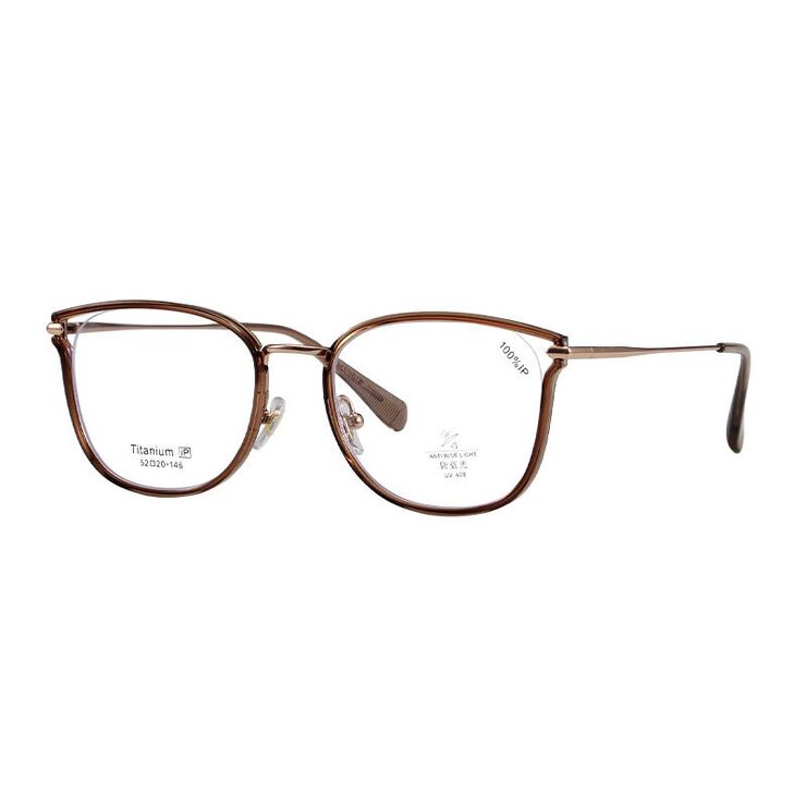 Titanium + plastic TR90 extralight frame with lens Blue Ray Cut MAMO T22058