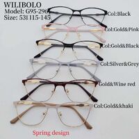 Оправа металлическая ультратонкая женская с флексом Wilibolo G95-296