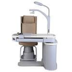 Рабочее место офтальмолога, комбинированный стол + кресло S-980B, столешница 1010*480 мм 