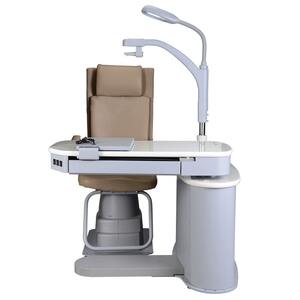 Рабочее место офтальмолога, комбинированный стол + кресло S-980B, столешница 1010*480 мм 