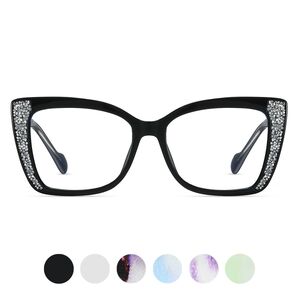 TR90 plastic frame or glasses with blue light protection, with spring hinges FA87300