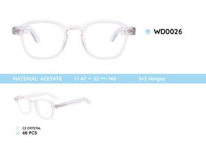 Plastic frames for glasses acetate material WD0026